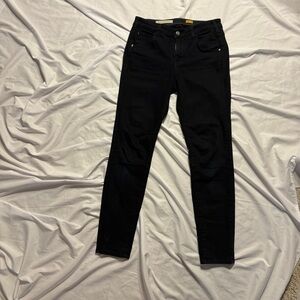 Pilcro and the Letterpress Black Fit Superscript Women's Jeans Sz 25